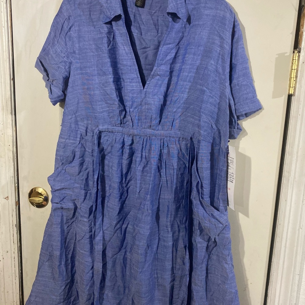 - A Ped in the pod chambray tie back Maternity dress size Med splendid w…